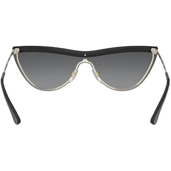 NEW Vogue Eyewear Black & Pale Gold Cat Eye Style Sunglasses with Case (VOXX021)